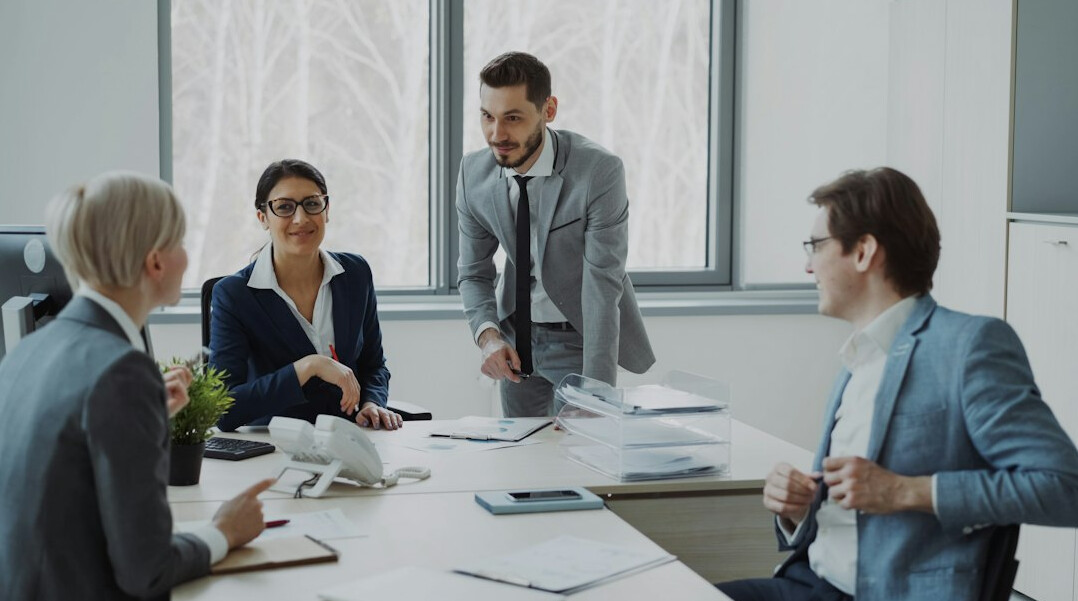 business meeting discussion